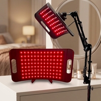 Lampe de luminothérapie rouge infrarouge avec support, dispositif de luminothérapie rouge 660 nm et infrarouge proche 850 nm pour le corps