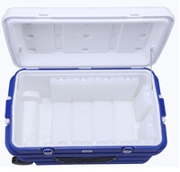 Glacière isotherme à roulettes, glacière en HDPE, chaise de camping en mousse PU, promotion de vente chaude, haute qualité, OEM 90L