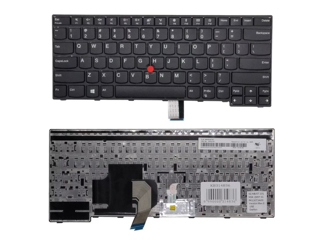 Replacement for Lenovo ThinkPad E470 E470C E475 Keyboard US Spanish Teclado Black 01AX010 01AX050 01AX090 with TrackPoint