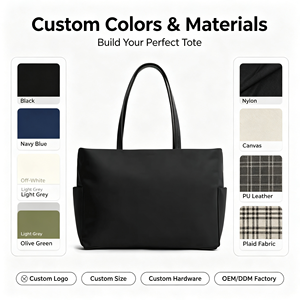 Grand <span class=keywords><strong>sac</strong></span> fourre-tout en nylon <span class=keywords><strong>pour</strong></span> femmes fermeture à glissière étanche multi-poches mallette <span class=keywords><strong>pour</strong></span> ordinateur portable 15.6-17in sacs à <span class=keywords><strong>main</strong></span> <span class=keywords><strong>pour</strong></span> les infirmières utilisation scolaire - Product Image 4