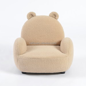 Fauteuil à bascule moderne en tissu Teddy pour enfants, idéal pour le salon et la détente, vente en gros - Product Image 6