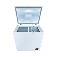 Congélateur commercial de 150 l, mini capacité, congélateur horizontal à ouverture par le haut, congélateur à ouverture par le haut