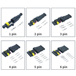 18awg Mobil Kawat <span class=keywords><strong>Harness</strong></span> Pria & Wanita Tahan Air Konektor Listrik Plug Soket Kit dengan Kawat 1.5Mm Seri Konektor Terminal - Product Image 4