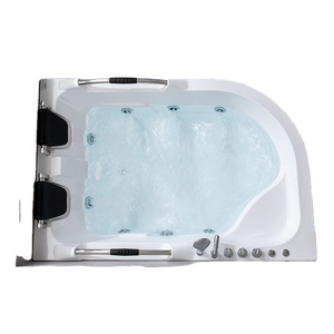 Bañera Acrílica Moderna de <span class=keywords><strong>Dos</strong></span> Plazas con Diseño Minimalista y Elegante <span class=keywords><strong>para</strong></span> <span class=keywords><strong>Dos</strong></span> Personas en el Baño Principal o <span class=keywords><strong>Spa</strong></span> - Product Image 2