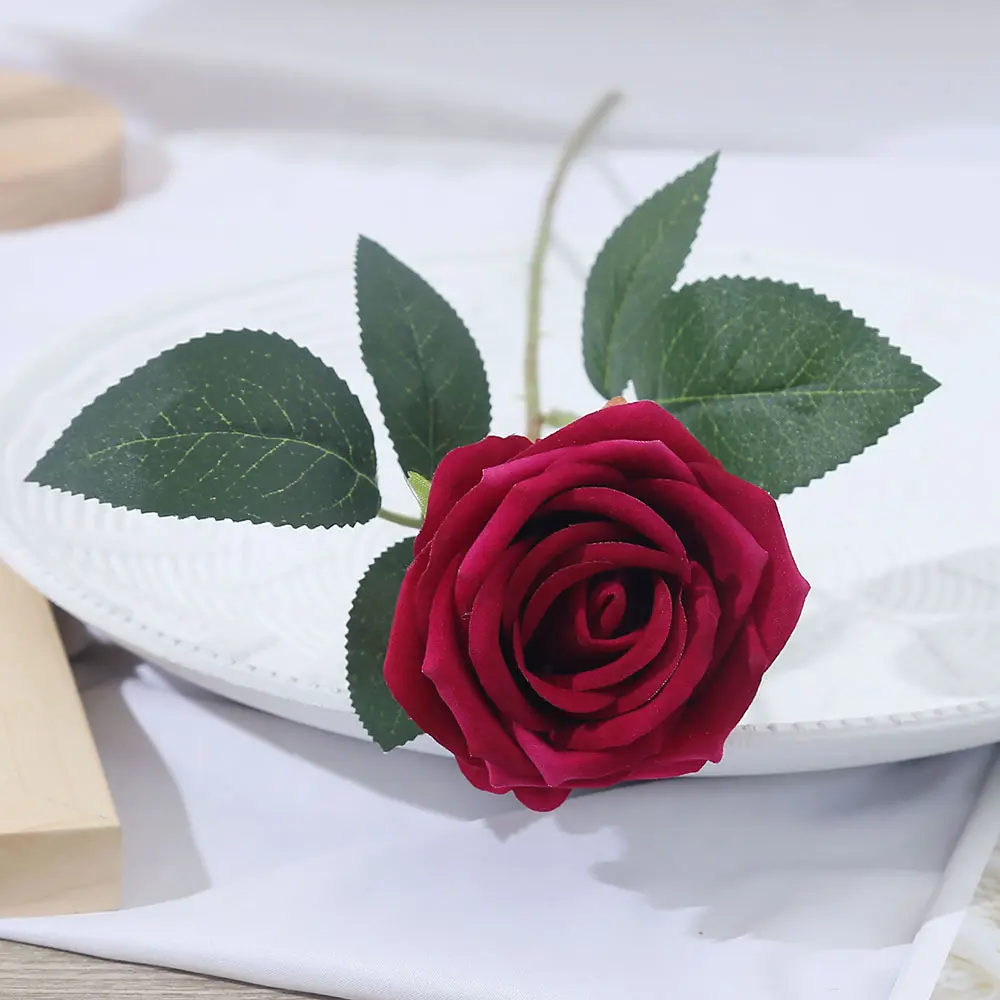 Factory Direct Sale New Design silk bouquets artificial flowers decor wedding