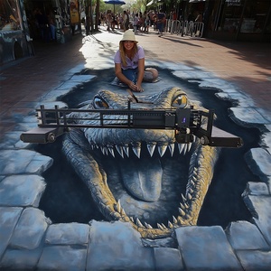 Système d'impression murale 3D/5D/7D haute précision pour la conception architecturale et la décoration intérieure avec une utilisation efficace - Product Image 4