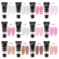 B1230 Nouveau Gel UV Solide pour Extensions d'Ongles Rapides Sans Papier, Gel de Modelage Cristallin en Gros