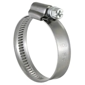 Heavy Duty Stainless Steel Ss430 Hose Clamp Air Filter Ring Hose Clamp 12mm Band Width Hose Clamps