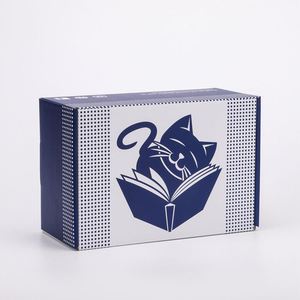 Cajas de Envío Ecológicas Personalizadas OEM, Biodegradables, Color Azul Marino, para Libros y Regalos, con Logotipo - Product Image 3