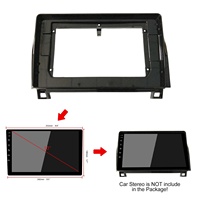 Kit de Panel de Radio para Auto, Reproductor de Audio para Tundra Sequoia 2007-2018 TK-YB, Marco Negro de 10.1 Pulgadas, Material PC+ABS