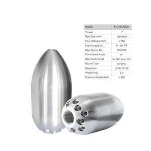 300bar 200lpm גבוהה לחץ נירוסטה <span class=keywords><strong>Monarch</strong></span> זרבובית - Product Image 2