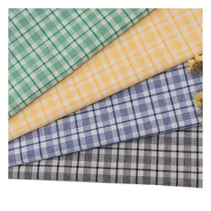 Поставщики фланелевой клетчатой ткани stocklot kain, матовая саржа, 100 хлопок, y/d, тканая пряжа, крашеная фланелевая ткань для рубашек