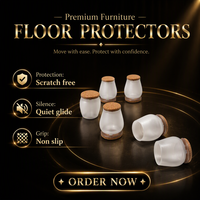 Protections de pieds de meubles en silicone, coussinets de sol anti-rayures, embouts pour pieds de chaise pour meubles de maison
