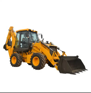 Chine Engins de terrassement bon marché nouveau chargeur remorquable à 4 roues petite mini chargeuse-pelleteuse chargeur remorquable avant - Product Image 5