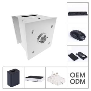 Pièces en plastique ABS/PC moulées par injection sur mesure, marque YIOT, accessoires de forme irrégulière pour lampes de bureau intelligentes, certifiées ISO 9001 - Product Image 1