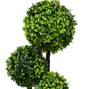 Bán Buôn Topiary Thường Xanh Cây Nhân Tạo Gỗ Hoàng Dương Cây Nhân Tạo Hình Cầu Nhà Máy Nồi Cho Trang Trí Nội Thất Bên - Product Image 2