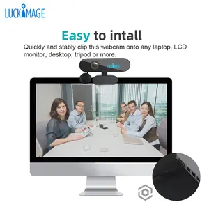 Luckimagem oem preço barato hd 1080p pc câmera webcam <span class=keywords><strong>usb</strong></span> mini câmera para laptops desktops - Product Image 6