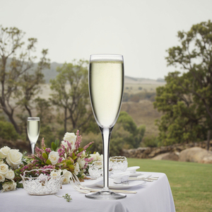 Vente en gros flûte à <span class=keywords><strong>champagne</strong></span> mince de luxe 6.75 oz <span class=keywords><strong>jetable</strong></span> en verre de cristal transparent avec logo personnalisé pour les bars - Product Image 2