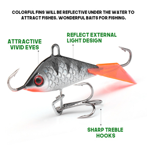 Vtavta-cebos de hundimiento brillantes, 50mm, 7,5g, cabeza de plantilla de metal para <span class=keywords><strong>pesca</strong></span> en hielo, agua salada, para <span class=keywords><strong>invierno</strong></span> - Product Image 6