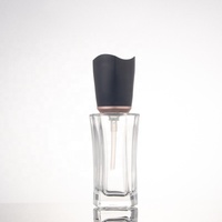 Flacon de lotion en verre de luxe de 30 ml avec pompe, forme sablier taille fine, pour sérum cosmétique – Vente en gros