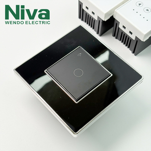 <span class=keywords><strong>Interruttore</strong></span> Smart Touch Niva con Pannello in Vetro, Controllo Remoto Wi-Fi, Interruttori Elettrici Modulari da Parete, Smart Home, Tipo UK 118 - Product Image 1
