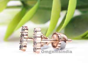 ต่างหูแบบติดหู |   เพชรประดับ |   สไตล์โบฮีเมียน |   ต่างหูทองคำขาว 14K |   เพชรที่เพาะเลี้ยงในห้องปฏิบัติการ |   ต่างหูมินิมอลสุดน่ารักสำหรับ - Product Image 1