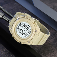 Montre-bracelet sport pour homme SKMEI 2713, grand cadran, multifonction, compte à rebours, électronique, étanche, double fuseau horaire, montre numérique, Reloj