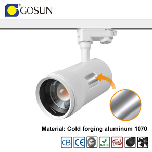 Zoomable 20W Sistema de iluminación de Arte de grado de museo Moderno 15 °-60 ° Beam 100LM/W CRI90 COB DALI incorporado 2,0 Dimming Focus Track <span class=keywords><strong>Spot</strong></span> - Product Image 3