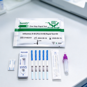 Kit de test rapide Chuangxingwell SemiQ, dispositif médical domestique pour des résultats rapides de la <span class=keywords><strong>grippe</strong></span> A+<span class=keywords><strong>B</strong></span>, kit de test manuel à domicile en une étape - Product Image 6