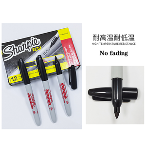 Marqueur permanent Sharpie 13601 industriel à pointe fine de 1 mm, <span class=keywords><strong>encre</strong></span> <span class=keywords><strong>noire</strong></span> résistante aux conditions extrêmes pour tissu - Product Image 5