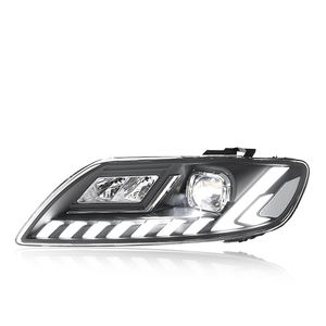 Pour <span class=keywords><strong>Audi</strong></span> <span class=keywords><strong>Q7</strong></span> <span class=keywords><strong>2006</strong></span>-2015, ensemble de phares modifiés avec lentille laser LED dynamique, feux de jour pour pièces automobiles - Product Image 3