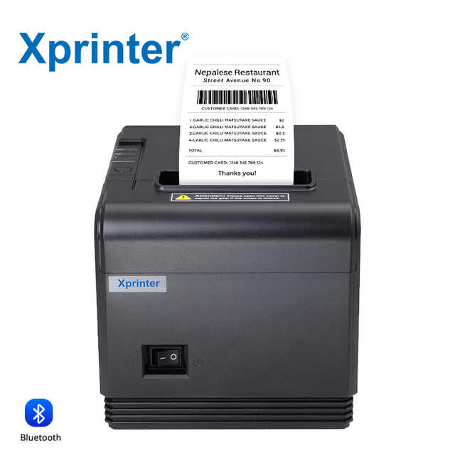 Xprinter XP-Q80I 80mm Thermal Printer Queue Function for Mart Pos Printer 80mm Small Thermal Printer