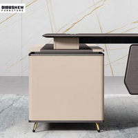 DIOUSNEW Foshan fournisseur en forme de L patron directeur général bureau exécutif Table de bureau en bois pour mobilier de bureau