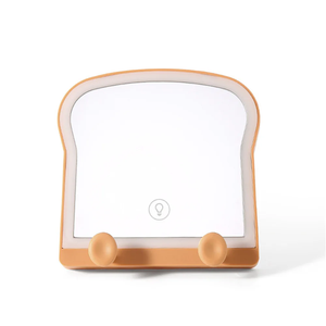 Wholesale <strong>Price</strong> Cute <strong>Toast</strong> Led Children Night Lamp Touch Sensor USB Charge Lamp Led Makeup Mirror Night Light - Product Image 5