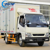 Nouveau camionnette légère JMC 4x2 2026 |   Moteur diesel Isuzu Tech 163HP |   Camionnette de 4,2 m avec caisse de chargement LHD pour la logistique urbaine