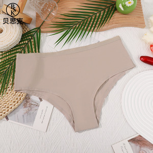 Mittlere Taille Unsichtbare Baumwolle Tangas Para Mujer Nahtlose Höschen Dessous Frauen Slips Unterwäsche Knickers Bikini - Product Image 6