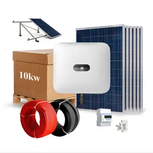 Prezzo del kit di fabbrica a terra tetto piatto jinko PV pannello solare 10kw 15kw 20kw sistema di alimentazione con huawei Inverter ibrido