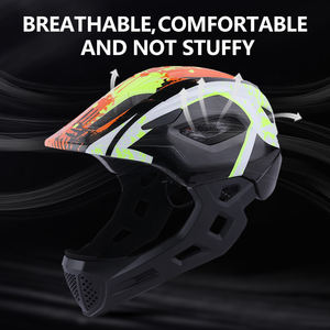 Casco Integrale da Bicicletta <span class=keywords><strong>per</strong></span> <span class=keywords><strong>Bambini</strong></span> Disponibile in Più Taglie Casco da Skate <span class=keywords><strong>per</strong></span> <span class=keywords><strong>Bambini</strong></span> con Mentoniera Staccabile Casco <span class=keywords><strong>per</strong></span> Monopattino e Bicicletta - Product Image 2