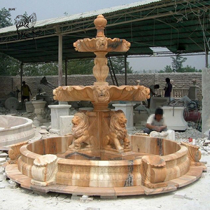 Fontane da <span class=keywords><strong>Giardino</strong></span> con Grandi Leoni Decorazione per Esterni Statua di Leone <span class=keywords><strong>in</strong></span> <span class=keywords><strong>Pietra</strong></span> Naturale Scolpita a Mano <span class=keywords><strong>Fontana</strong></span> d'Acqua <span class=keywords><strong>in</strong></span> Marmo - Product Image 6