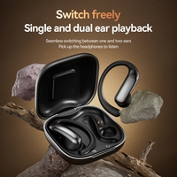 Écouteurs sans fil OEM personnalisés M142 BT V6.0 à crochet d'oreille, son HIFI, casque sport à oreille ouverte, affichage LED, écouteurs TWS pour la course à pied