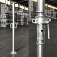Étais télescopiques Q235 pour échafaudages Ringlock, idéaux pour le soutien de coffrages de dalles en béton