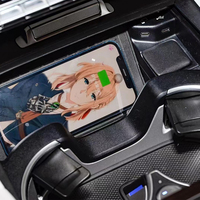 Pour Mercedes Benz GLE GLS X167 chargeur de téléphone sans fil de voiture A1678101804 PVC température contrôlée support de verre arrière