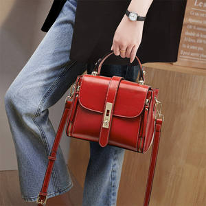 <span class=keywords><strong>Borsa</strong></span> a Tracolla in Pelle per Ragazze, Pochette Piccola, Borse Alla Moda <span class=keywords><strong>Bordeaux</strong></span>, Borse a Messaggero per Donne - Product Image 3