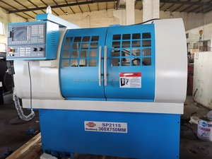 Tornio CNC a letto piano orizzontale Sumore SP2115 a doppio mandrino, 2 assi, alta precisione, alta qualità per la lavorazione di metalli teneri - Product Image 5