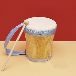 Hot Selling Orff Percussion Instruments 5 Inches Children's Hand-held <b>Drums</b> Sheepskin Hand <b>Drums</b> Musical Instrument With Mallet - Product Image 3