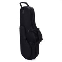 Étui moulé Oxford ultra-léger et imperméable pour saxophone alto Mi bémol avec fermeture éclair, poignée de transport et doublure en velours (10,5x5,5x5,5 cm)