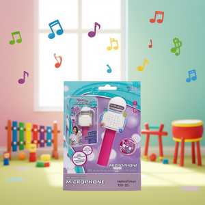 Mi Cusa Microphone Plastic Electronic Musical Toy For Girls Age 5 To 7 Years Model 238-20 - Product Image 2