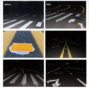 Высококачественный отражатель, 3 м, покрытие, АБС, пластиковая дорожная Шпилька, маркер для дорожного покрытия - Product Image 2