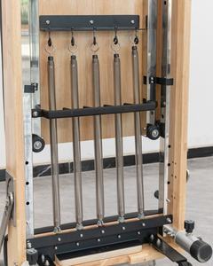 LUMINE Reformer de <span class=keywords><strong>Pilates</strong></span> Pliable en Bois Écologique et Durable, Contrôle par Application, 20 Programmes, Retour de Forme en Temps Réel - Product Image 3