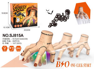 Gran oferta de Halloween, accesorios de fiesta de Palma cortados de resina a mano de miércoles, juguete de broma de plástico para decorar gags prácticos - Product Image 5